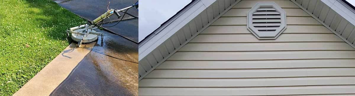 Low Pressure House Washing